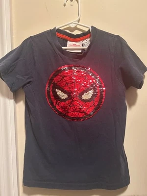 Kids Marvel Spiderman Size 6-8 years Flippy Sequence Short Sleeve T Shirt - Image 1 of 4