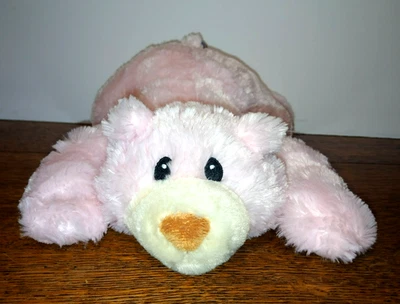 Oso de peluche tto Aurora bebé rosa 12" adorable "Tushies" peluche bordado Foto 1 de 4