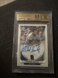 Michael Gettys 2014 Bowman Chrome 1st Auto Padres BGS 9.5 Gem Mint - Bild 1 von 1