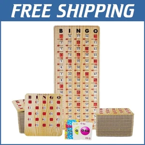 Jam-Proof Bingo Card Set with Sliding Windows - 50 Reusable Cards & Master Board - Picture 1 of 11