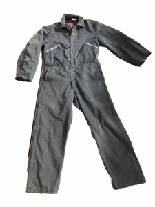 Walls Blizzard Pruf Overalls Mens Large Chest 42-44 Green Bibs Jumpsuit Vintage - Picture 1 of 12