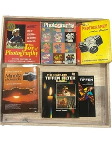 VTG Educational Photography Books Tiffen Filter Minolta Exakta 50s 80s 90's - Imagen 1 de 18