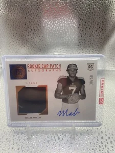 2022 Panini Encased - Rookie Cap Patch Autographs #122 Malik Willis /50 (AU,... - Picture 1 of 2