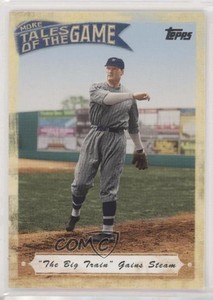 2010 Topps Update More Tales of the Game Walter Johnson #MTOG-10 HOF