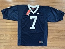 Nike NCAA Football Jersey #7 Penn State Nittany Lions Men Large New Tags Stitch