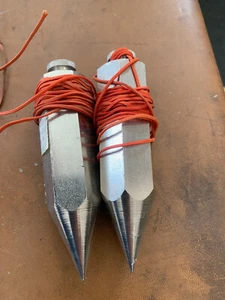 Two General Tool 12oz Steel Plumb Bobs - Picture 1 of 1