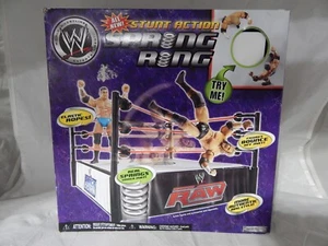 Nuevo anillo sellado 2007 Jakks Pacific Stunt Action Spring Smack Down RAW NUEVO EN CAJA WWF - Imagen 1 de 9