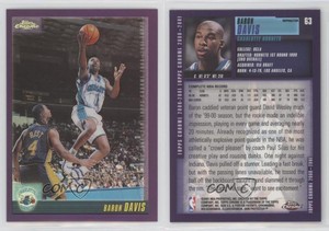 2000-01 Topps Chrome Refractor Baron Davis #63