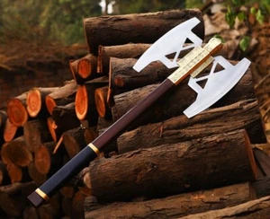 Gimli Axe The Battle Axe Of Lord Of The Rings Handmade Carbon Steel Axe & Case - Picture 1 of 5