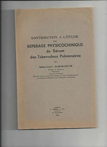 Contribution To The Study Of The Physicochemical Detection Of Tuberculous Serum - Picture 1 of 1