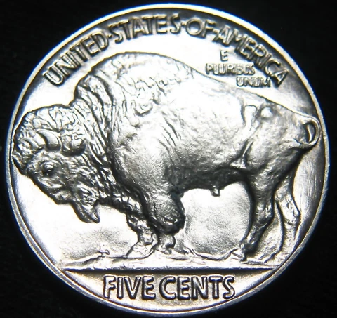 BU BLAST WHITE Beautiful Luster Sharp 1935-P BUFFALO NICKEL 5¢ FREE S&H! JS34MN Cover