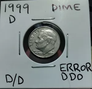 1999-D Roosevelt Dime DDO - D/D Restrike ERROR - Picture 1 of 8