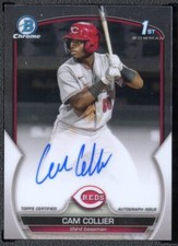 2023 Bowman Chrome Cam Collier Auto Reds 1st Prospect Autograph #CPA-CC