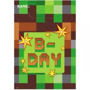 TNT Themed Party Bags Set Of 8. TNT Themed Birthday Party Decorations Supplies - Picture 1 of 2