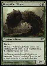 Magic the Gathering MTG Gravetiller Wurm (116) Dark Ascension   NM