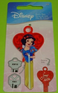 CUTE SNOW WHITE Classic Designer House Key Blank for Kwikset KW1 KW10 KW11 - Picture 1 of 3