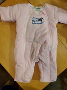 fluffy sleepsuit baby