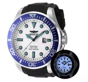 Invicta Mega Pro Diver 60mm Men's Quartz Watch White Lume Dial 48032 - Picture 1 of 17