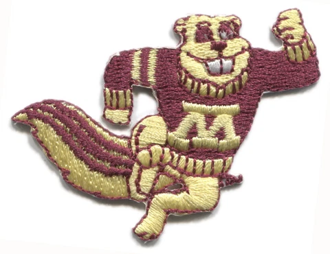 MINNESOTA GOLDEN GOPHERS NCAA COLLEGE VINTAGE 2.5" MASCOT LOGO PATCH Cover