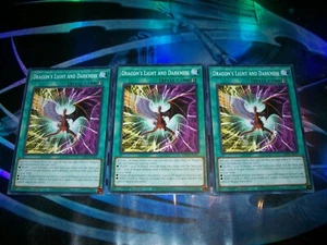3x Dragon's Light and Darkness 1st Edition Common INFO-EN057 Yu-Gi-Oh! - Picture 1 of 1