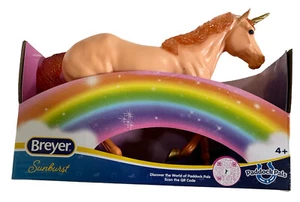Breyer Pferdekoppel Pals Sunburst Einhorn orange 2021 Neu in OVP - Bild 1 von 2