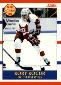 1990-91 Score Canadian Hockey #384 Kory Kocur RC