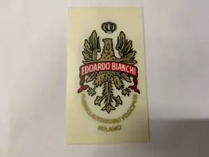 LOGO ABZIEHBILD TROCKEN AUFKLEBER WEISS FÜR LENKERROHR AD880056 - Bild 1 von 1