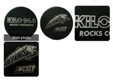 KILO ROCKS SPONSOR COLORADO GOLD KINGS WCHL VINTAGE OFFICIAL PUCK MADE IN CANADA