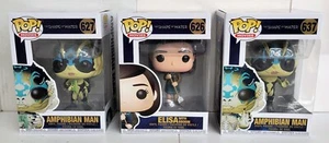 POP Movies (#626 #627 #637) The Shape Of Water - Elisa + Amphibian Man (W/ Book) - Picture 1 of 6