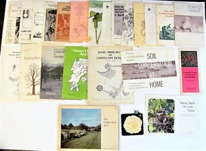 Large Lot of 24 VTG Gardening Garden Landscape Design Birds Pamphlets & Booklets - Picture 1 of 12