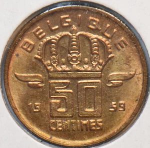 Belgium 1959 50 Centimes 193682 combine shipping - Picture 1 of 2