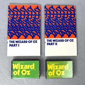 Wizard of Oz L Frank Baum RARE 1972 Cassette & Booklet Jabberwocky - Picture 1 of 13