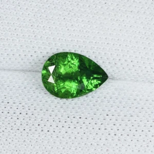 0.79 cts Beautiful Luster Nice Green Natural Tsavorite Green Garnet - Pear...!!! - Picture 1 of 2