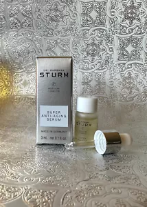 DR. BARBARA STURM SUPER SIERO ANTI-ETÀ 3 ML/0,1 FL. OZ. TAGLIA PROVA NUOVO CON SCATOLA - Foto 1 di 2