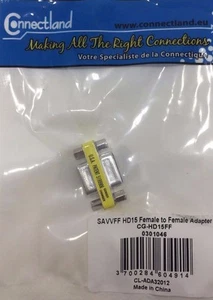 Connectland VGA HD15 Female to Female Gender Changer Adapter (CL-ADA32012) - Picture 1 of 2