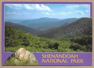 Shenandoah National Park Postcard Pinnacles Overlook Virginia Skyline Drive - Picture 1 of 2