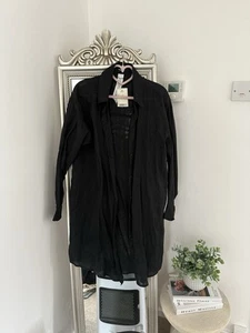 Calzedonia Long Linen Shirt Dress - Picture 1 of 6