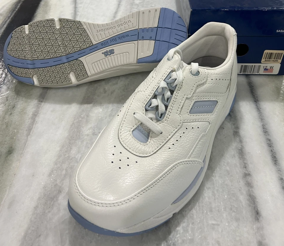 SAS Women's Shoes Tour White 12 W3 Triple Wide