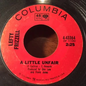 Lefty Frizzell Love Looks Good On You Vinyl Single 7inch Columbia - Bild 1 von 1
