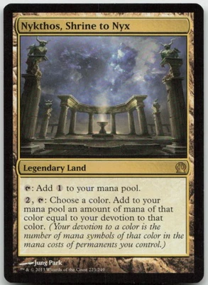 MTG Nykthos, Shrine to Nyx R Theros 223 LP - Image 1 of 2