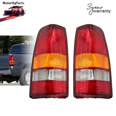 Tail Lights Lamps Set For 1999-2002 Chevy Silverado 1999-2006 GMC Sierra - Image 1 of 4