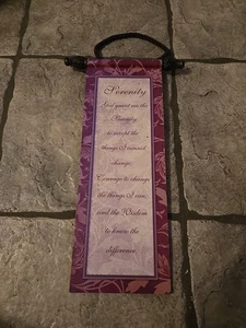 Letrero de pared placa de oración serenidad decoración del hogar - Imagen 1 de 4