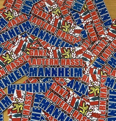 80 Mal Kaiserslautern Aufkleber Anti Mannheim Lautern FCK Sticker