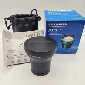 NOS Olympus TCON-17 1.7X Telephoto Conversion 200862 Lens 55mm for C-5050 C-4000 - Picture 1 of 11