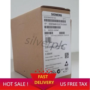 New Siemens 6SE6420-2UC15-5AA1 6SE6 420-2UC15-5AA1 MICROMASTER420 without filter - Picture 1 of 4