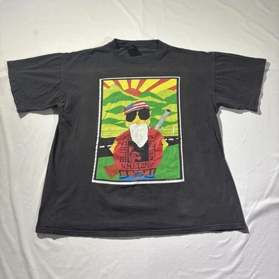 Vintage Blind Melon Shirt Mens Extra Large Black Brockum USA 1993 Band Tour 90s - Image 1 of 4