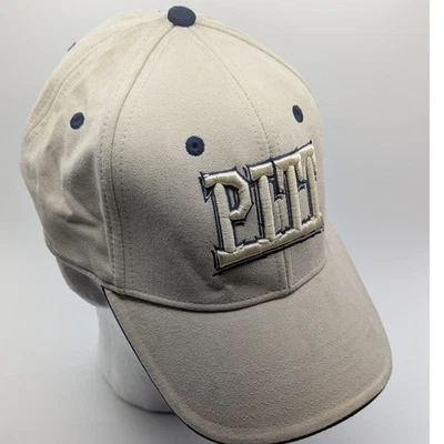 De Colección Gemelos Universidad de Pittsburgh Panthers NCAA Beige Ajustable Logo Gorra Sombrero Foto 1 de 4
