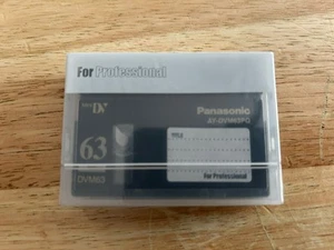 New Panasonic DVC For Professional AY-DVM63PQMini SEALED - Picture 1 of 2