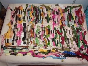 109 SKS EMBROIDERY FLOSS NEW/USED SIX STRAND 9YDS ~ VARIETY OF COLOR - Picture 1 of 4