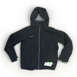 Obermeyer Men’s Raze Jacket, Black, XL, Waterproof, Breathable, Hood, New - Picture 1 of 11